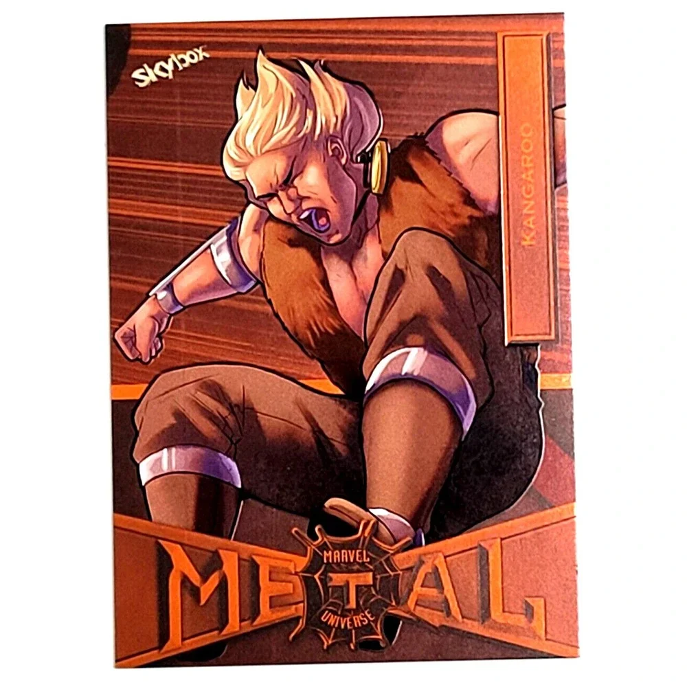 2022 UPPER DECK MARVEL METAL UNIVERSE SPIDER-MAN -‎ KANGAROO  ORANGE #D 22/25